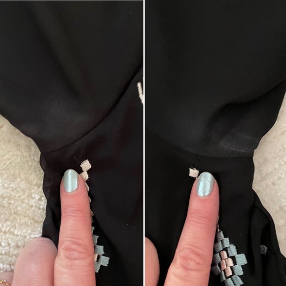 American Rag Cie Womens Dress with Embroidery Details on Bodice and Hemline Sz M - Picture 11 of 17